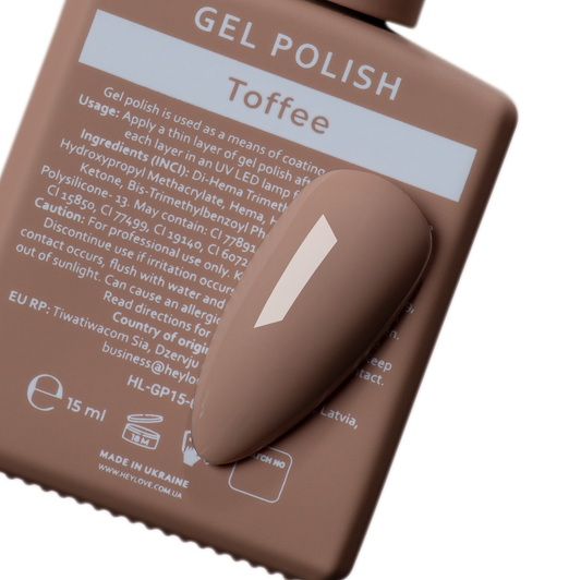 HEYLOVE Gel Polish Toffee, 15 ml
