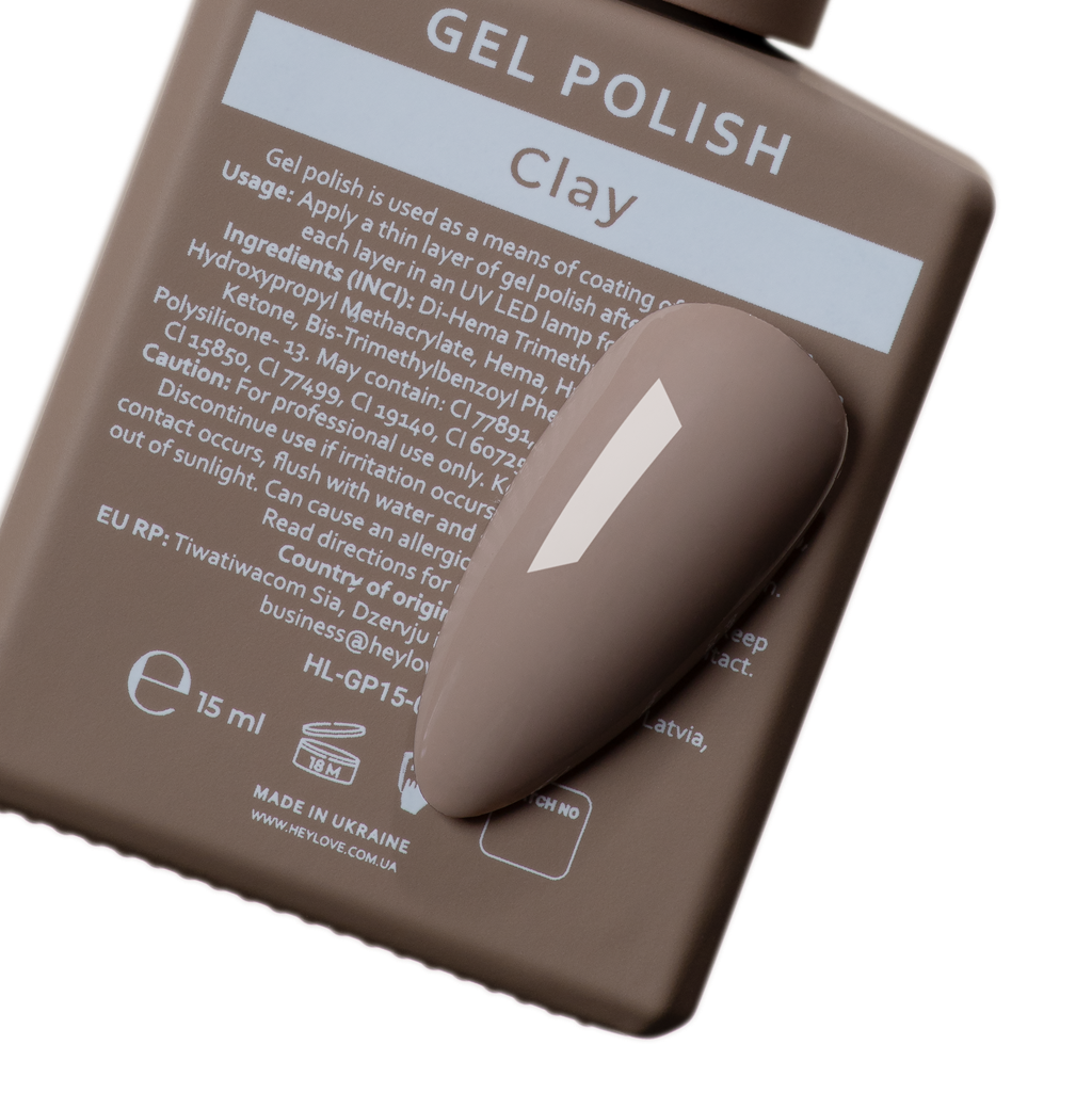 HEYLOVE Gel Polish Clay, 15 ml