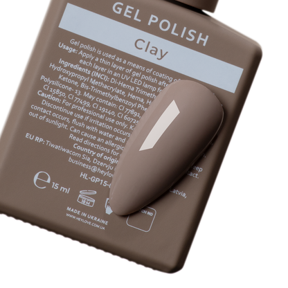 HEYLOVE Gel Polish Clay, 15 ml