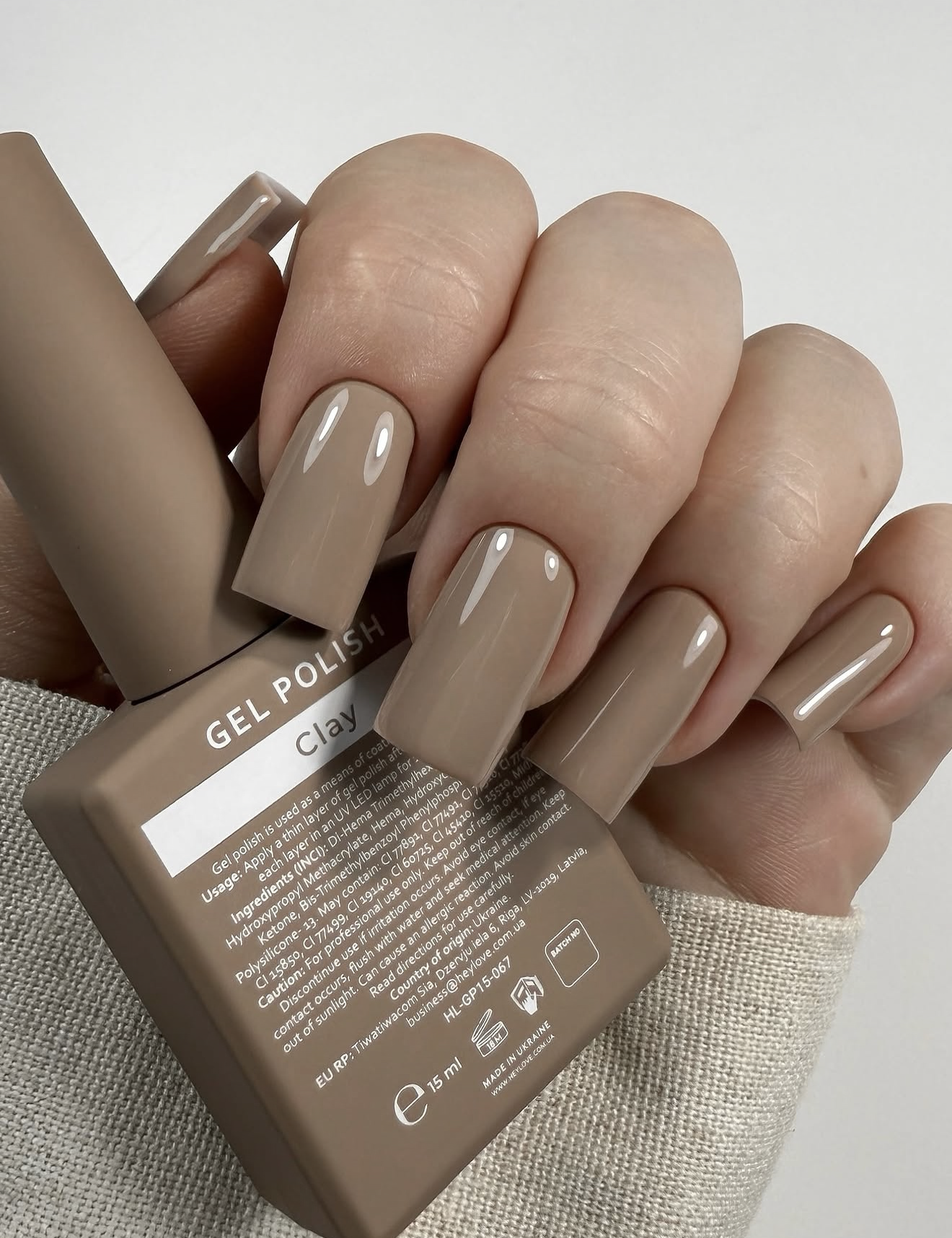 HEYLOVE Gel Polish Clay, 15 ml