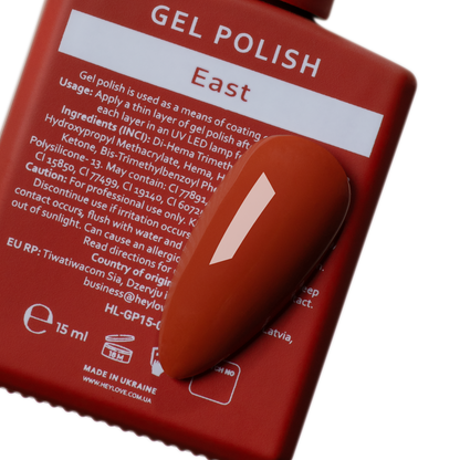 HEYLOVE Gel Polish East, 15 ml