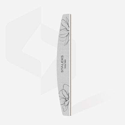 STALEKS EXPERT 40 Crescent mineral nail file, 100/180 grit (1 pc)