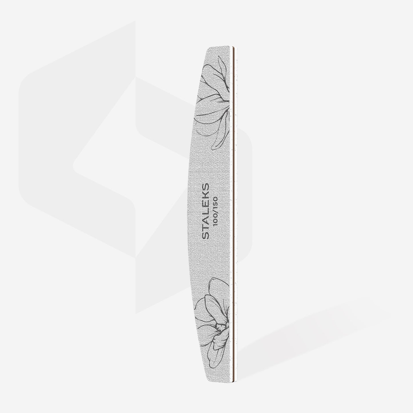 STALEKS EXPERT 40 Crescent mineral nail file, 100/150 grit (1 pc)