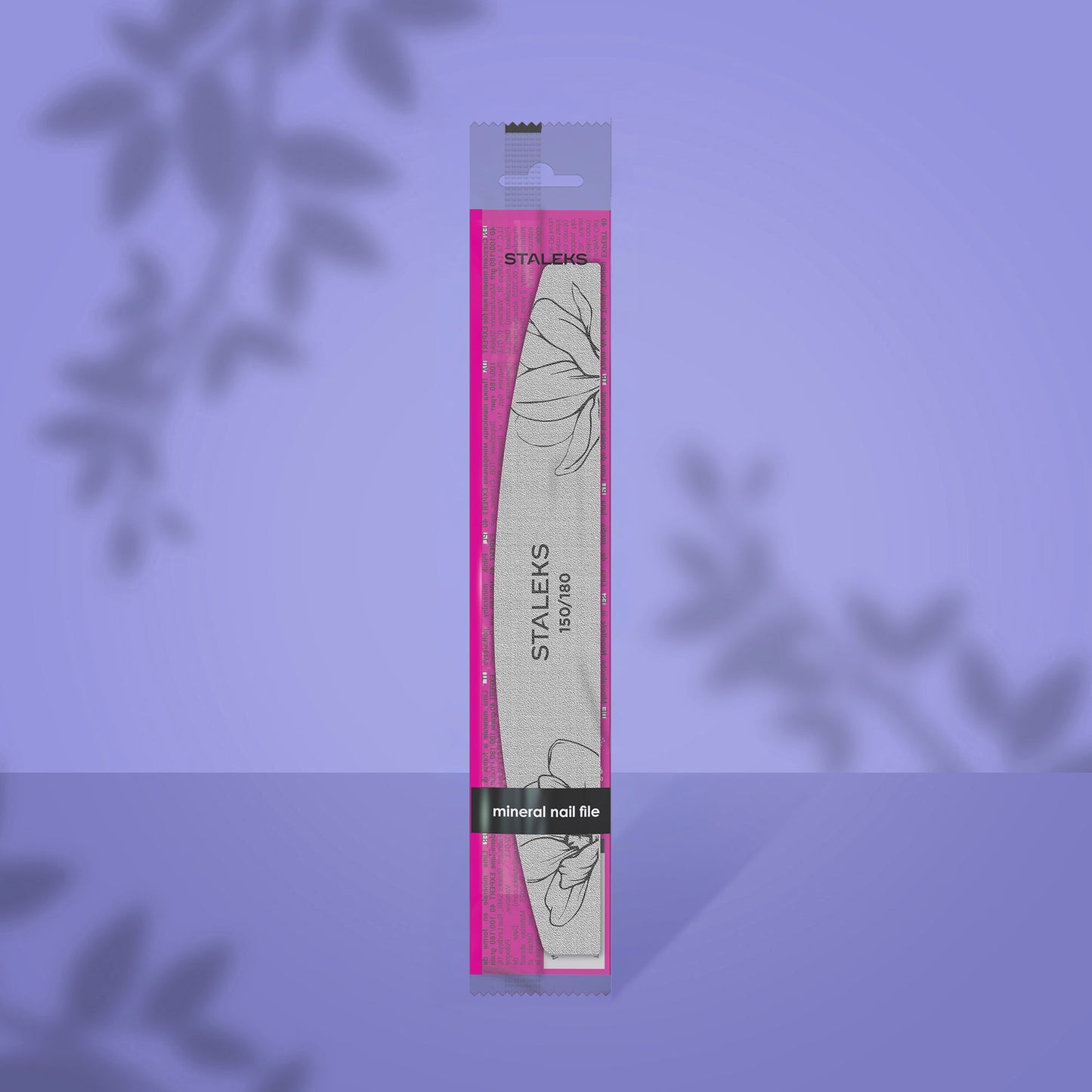 STALEKS EXPERT 40 Crescent mineral nail file, 150/180 grit (1 pc)