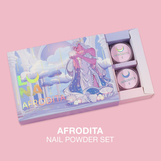 LUNAMOON A set of Afrodita nail rubs, 6 pieces