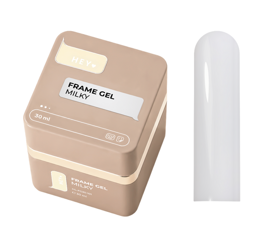 HEYLOVE Frame Builder Gel with Pump – Milky, 30ml