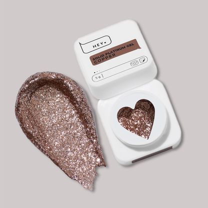 HEYLOVE Solid Platinum Gel Copper Nail Gel Paint Liquid Foil 5 g