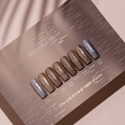 HEYLOVE Solid Platinum Gel Nail Polish Set 5 pcs x 5 g