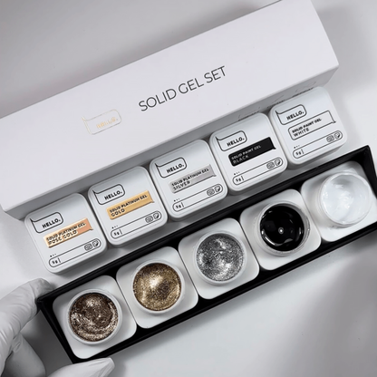 HEYLOVE Solid Paint Gel Black Nail Gel 5 g