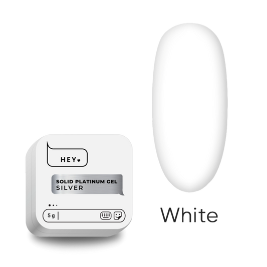 HEYLOVE Solid Paint Gel White Nail Gel 5 g