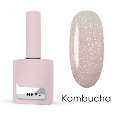 HEYLOVE Tint Base Pop Drinks Kombucha (pink-beige) Camouflage base with shimmer 15 ml