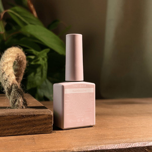HEYLOVE Tint Base Pop Drinks Kombucha (pink-beige) Camouflage base with shimmer 15 ml