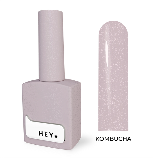 HEYLOVE Tint Base Pop Drinks Kombucha (pink-beige) Camouflage base with shimmer 15 ml