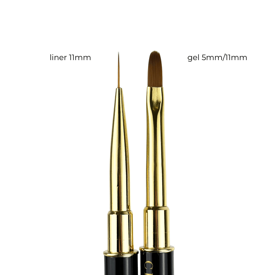 Double-Sided Brush №1 Crystal Professional 11mm/5mm – 11mm