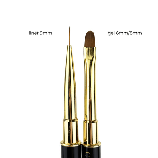 Double-Sided Brush №3 Crystal Professional 6mm/8mm – 9mm