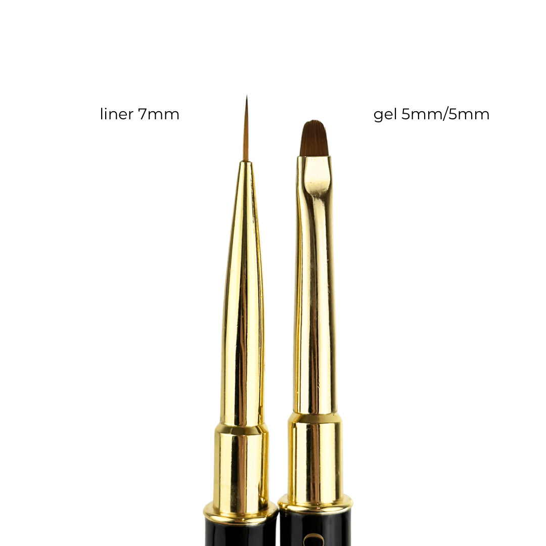 Double-Sided Brush №4 Crystal Professional 5mm/5mm – 7mm