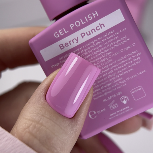 Heylove Gel polish Berry Punch, 15ml