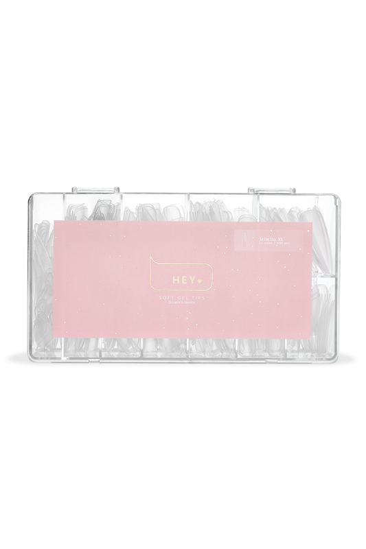 HEYLOVE Gel Tips, Stiletto XL, 500 pcs