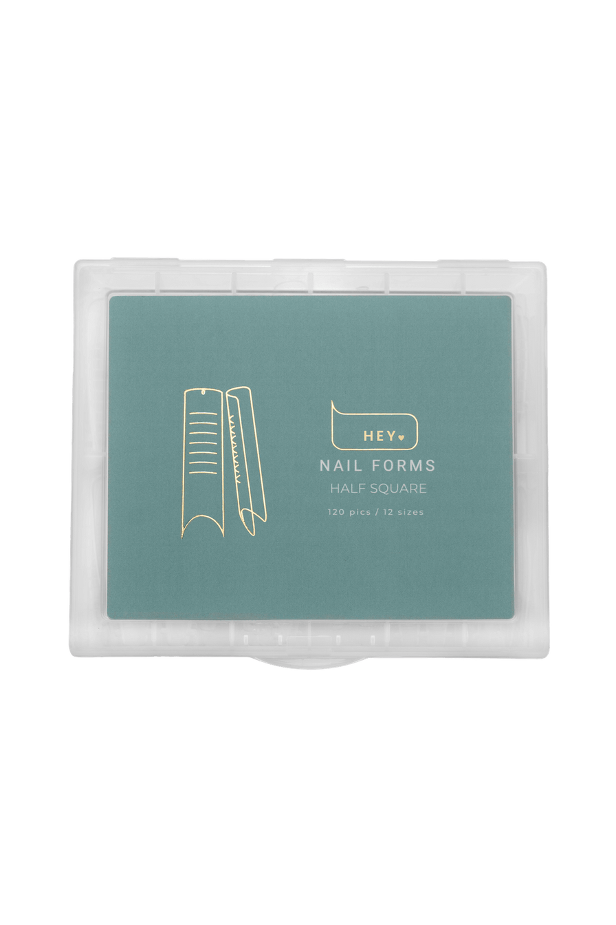HEYLOVE  Nail forms Half Square, 120 pcs