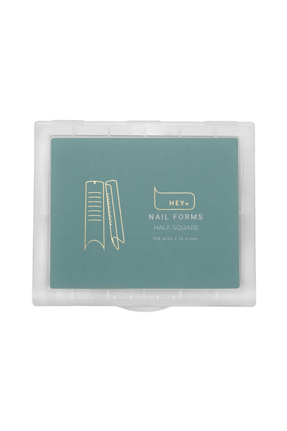 HEYLOVE  Nail forms Half Square, 120 pcs