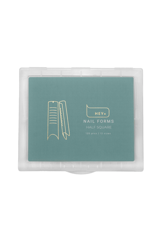 HEYLOVE  Nail forms Half Square, 120 pcs