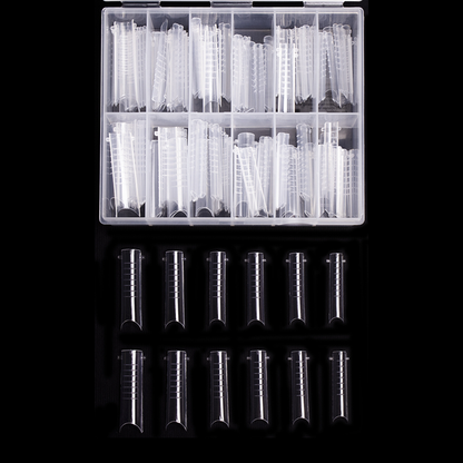 HEYLOVE  Nail forms Half Square, 120 pcs