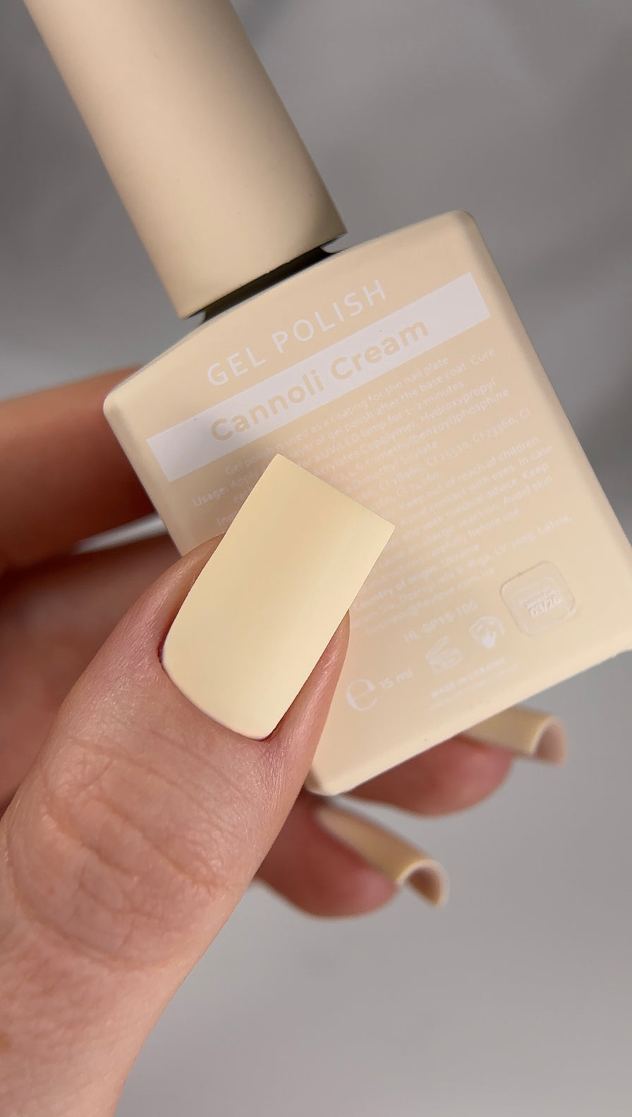 HeyLove Gel Polish CANNOLI CREAM, 15ml