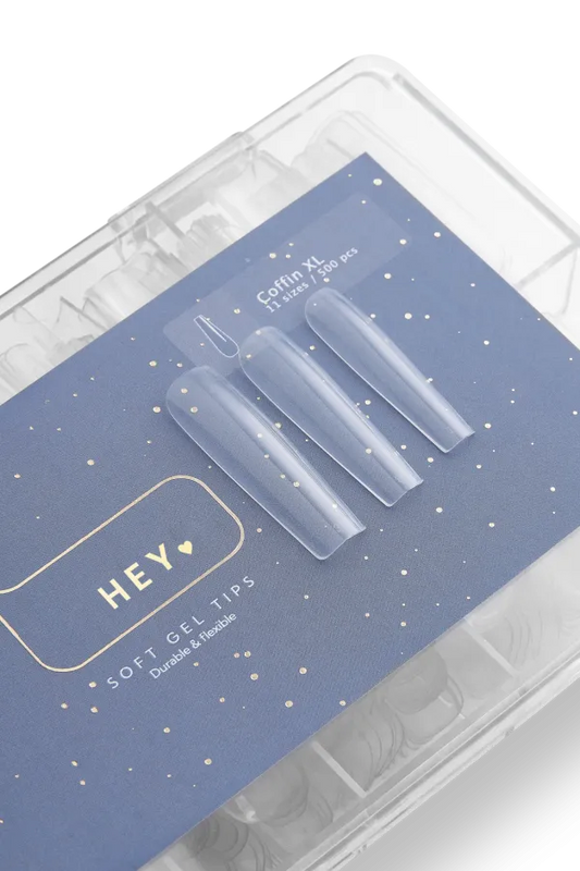 Heylove Gel tips “Coffin XL”, 500 pcs