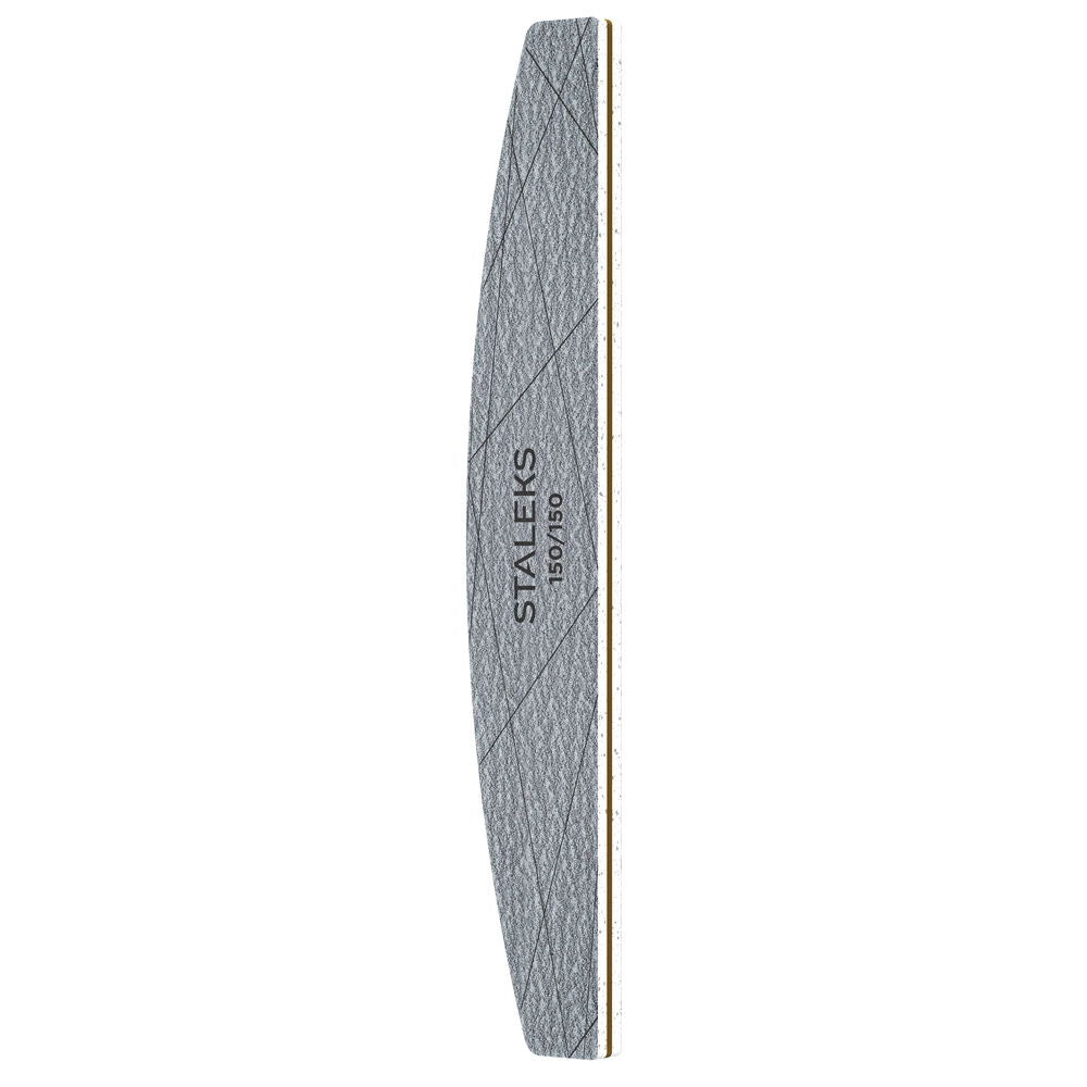 StaleksPro Smart 40, 150/150 Mineral Half Moon Nail File (25pcs)
