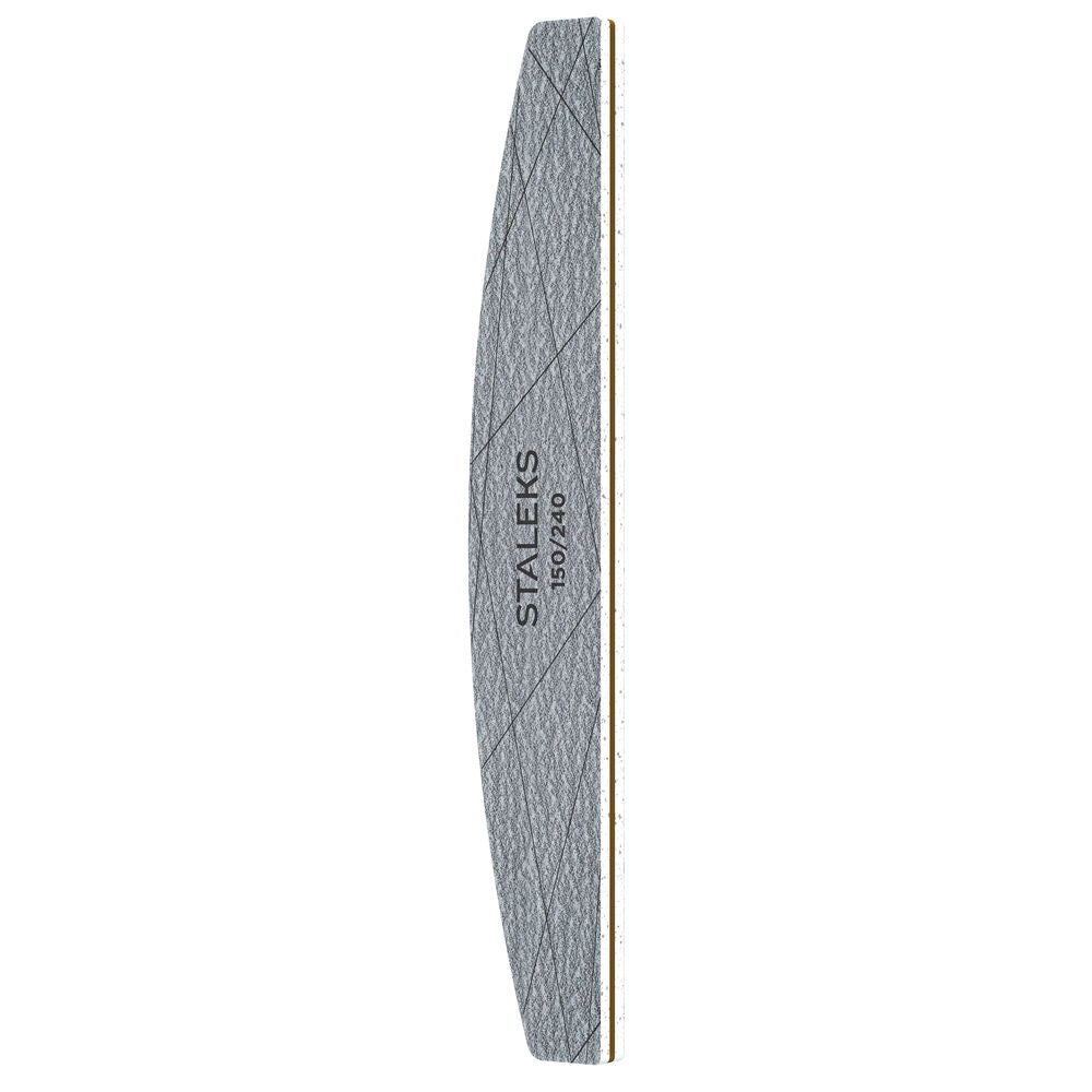 StaleksPro Smart 40, 150/240 Mineral Half Moon Nail File (25pcs)