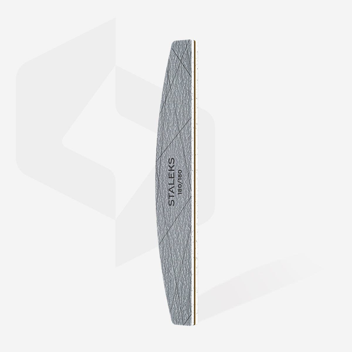 STALEKS Smart 40 180/180 grit Crescent mineral nail file, (25 pc)
