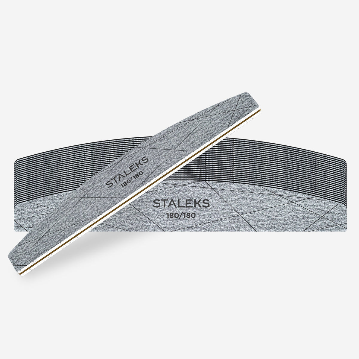 STALEKS Smart 40 180/180 grit Crescent mineral nail file, (25 pc)