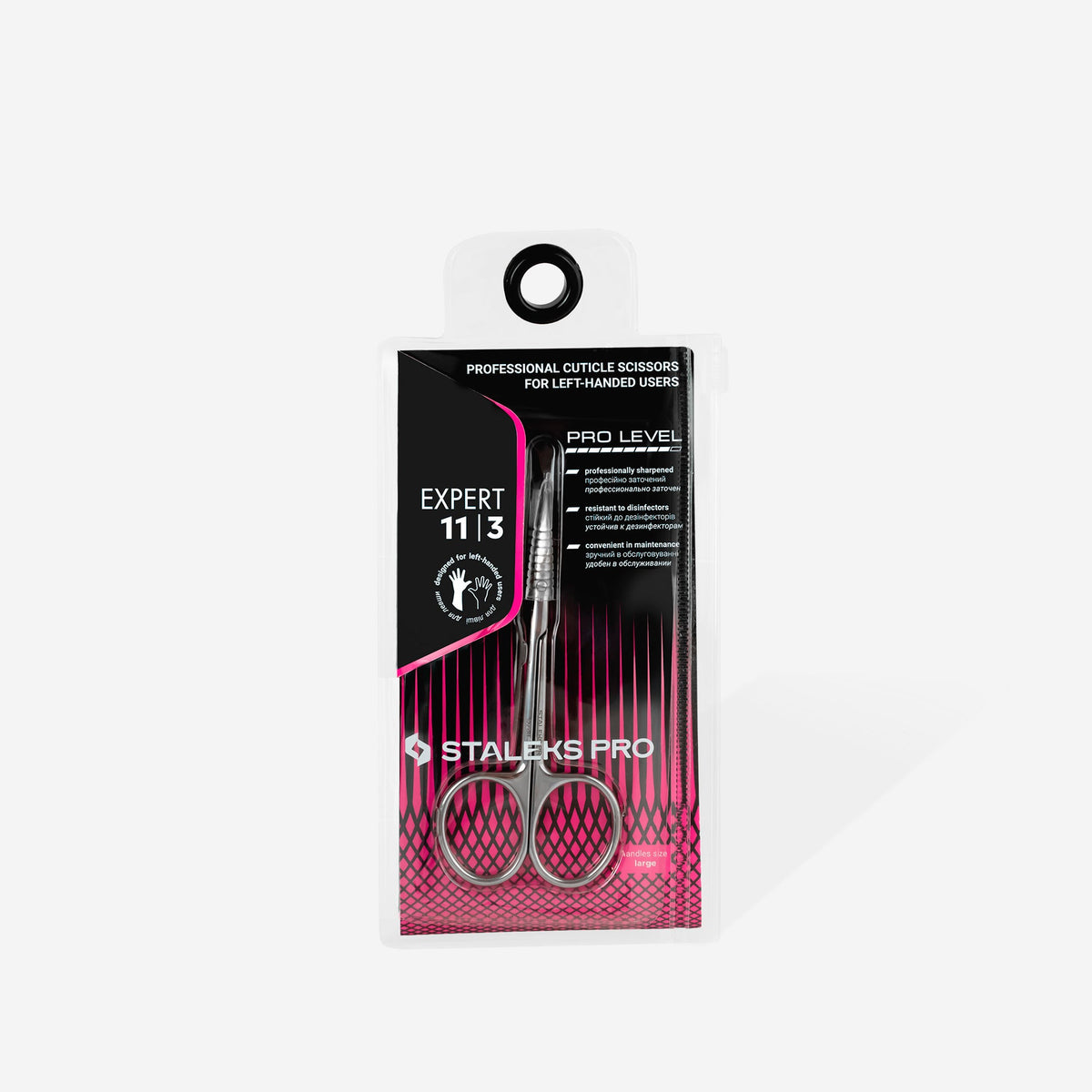 STALEKS EXPERT 11/3 TYPE 3 Professional cuticle scissors for left-handed users