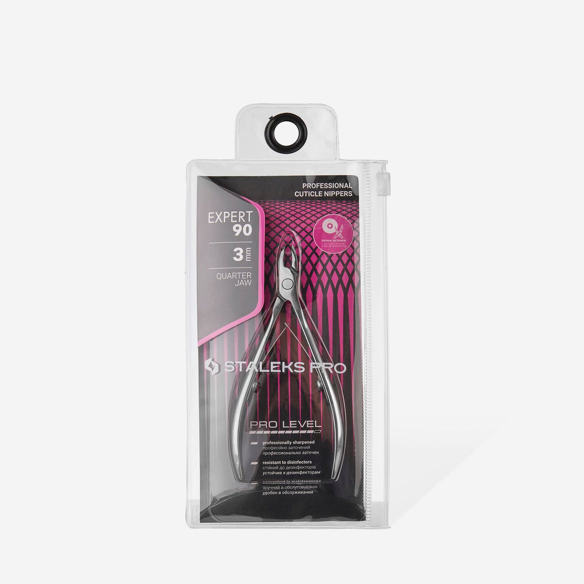STALEKS EXPERT 90/3 Professional cuticle nippers, 3 mm