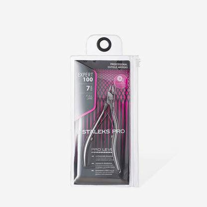 STALEKS EXPERT 100/7 Professional cuticle nippers, 7 mm
