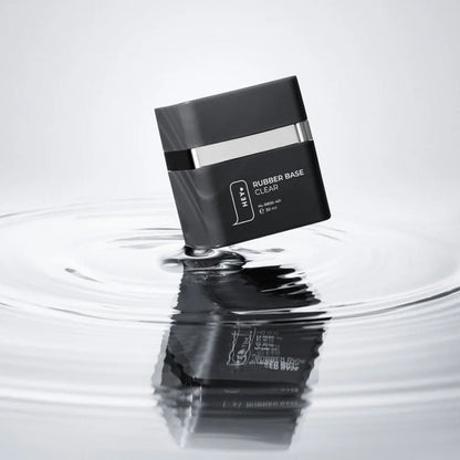 HEYLOVE Rubber base with pump Clear nail base, 30 ml