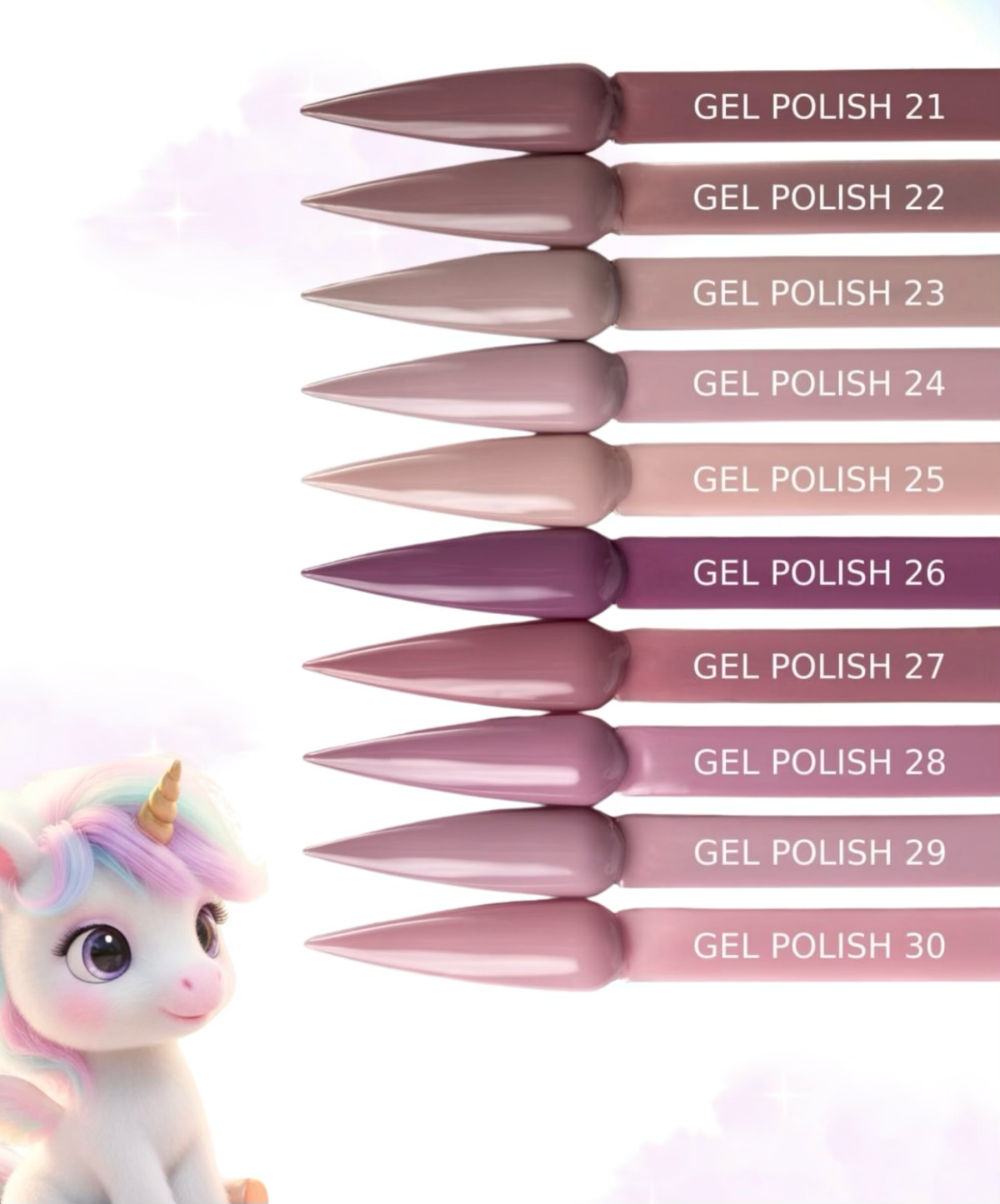 Baby Moon Gel Polish No. 024 Sawtooth Rose 8 ml