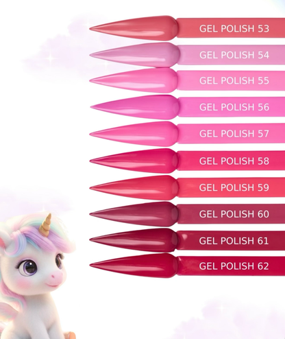 Baby Moon Gel Polish No. 061 Coral Fuchsia 8 ml