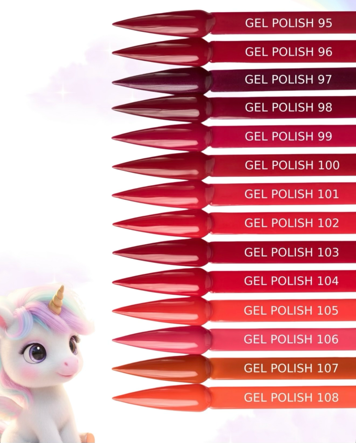 Baby Moon Gel Polish No. 096 Cardinal Red 8 ml