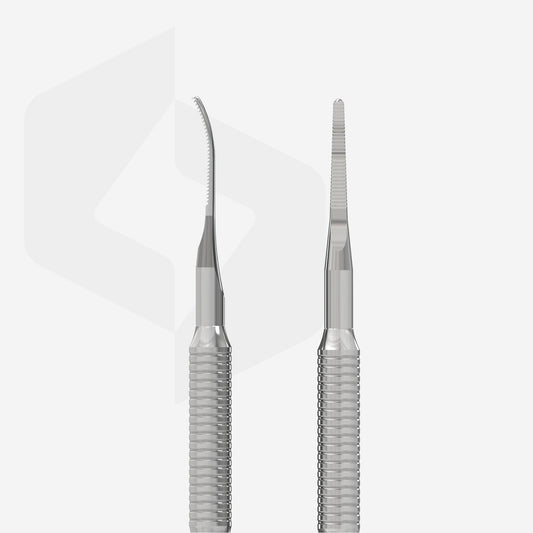 STALEKS EXPERT 60 TYPE 3 Straight nail file and file with a bent end