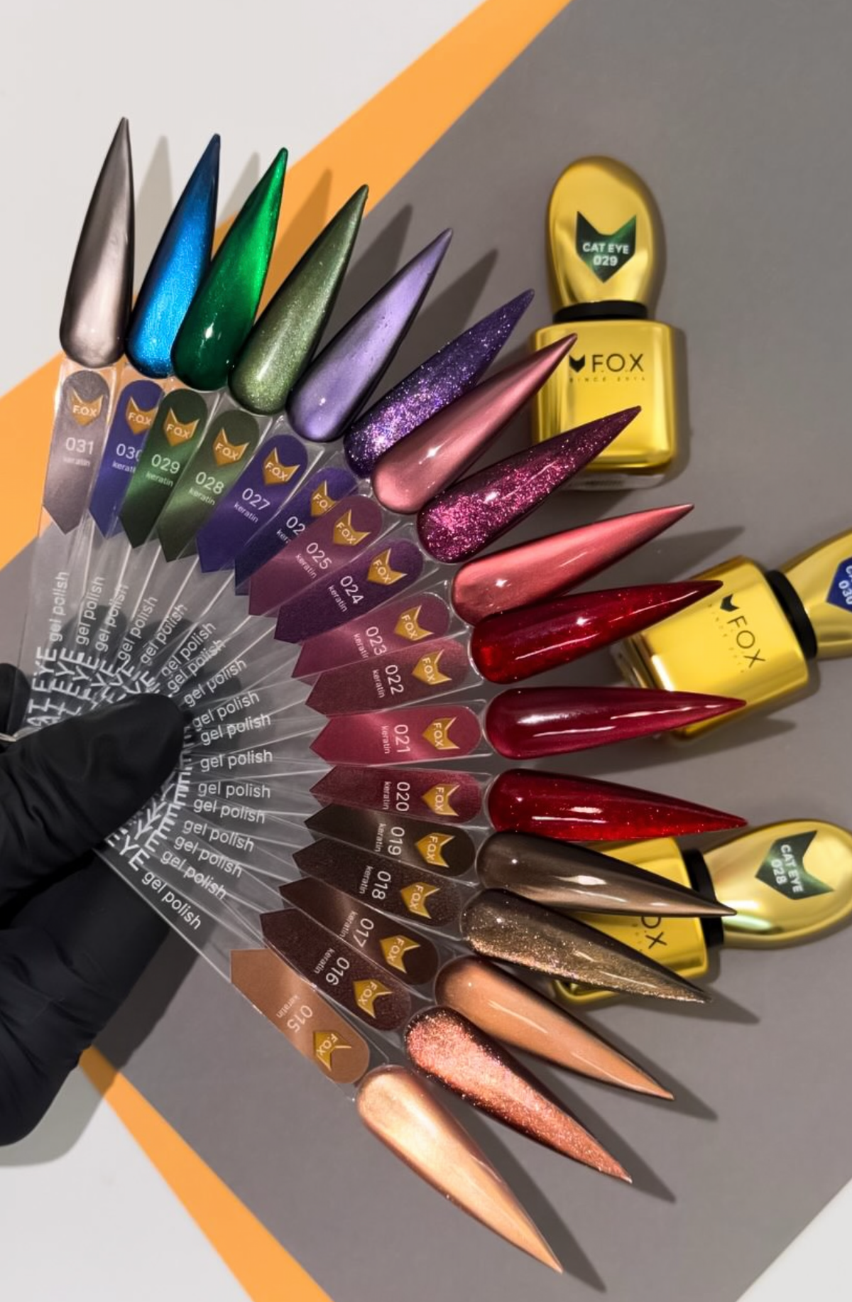 Gel Polish Cat Eye F.O.X 019 - 9 ml