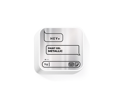 HEYLOVE Gel paint Metallic 5 ml