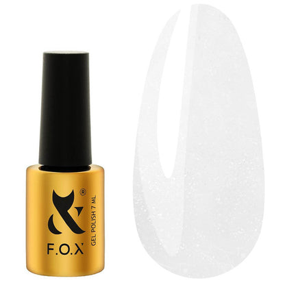 Gel polish FOX Cat Eye 008 white 7 ml