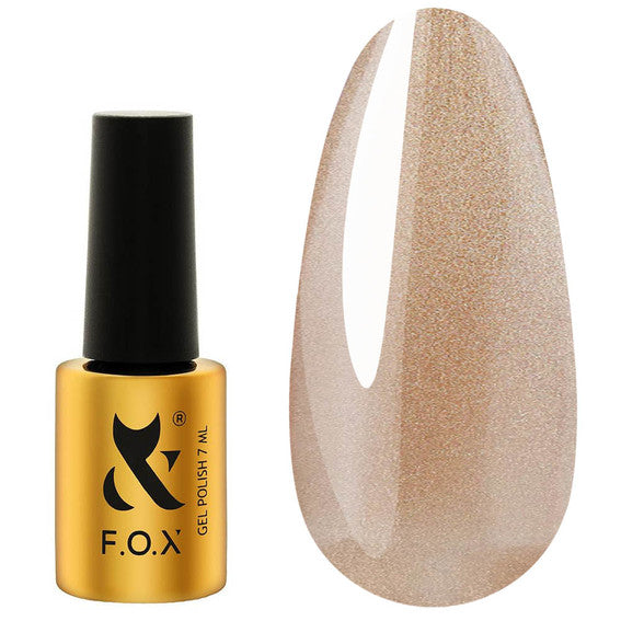 Gel polish FOX Cat Eye 009 gold 7 ml
