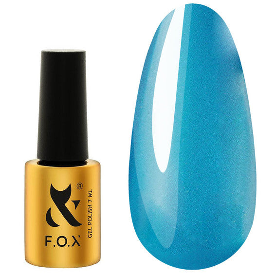 Gel polish FOX Cat Eye 013 light blue 7 ml