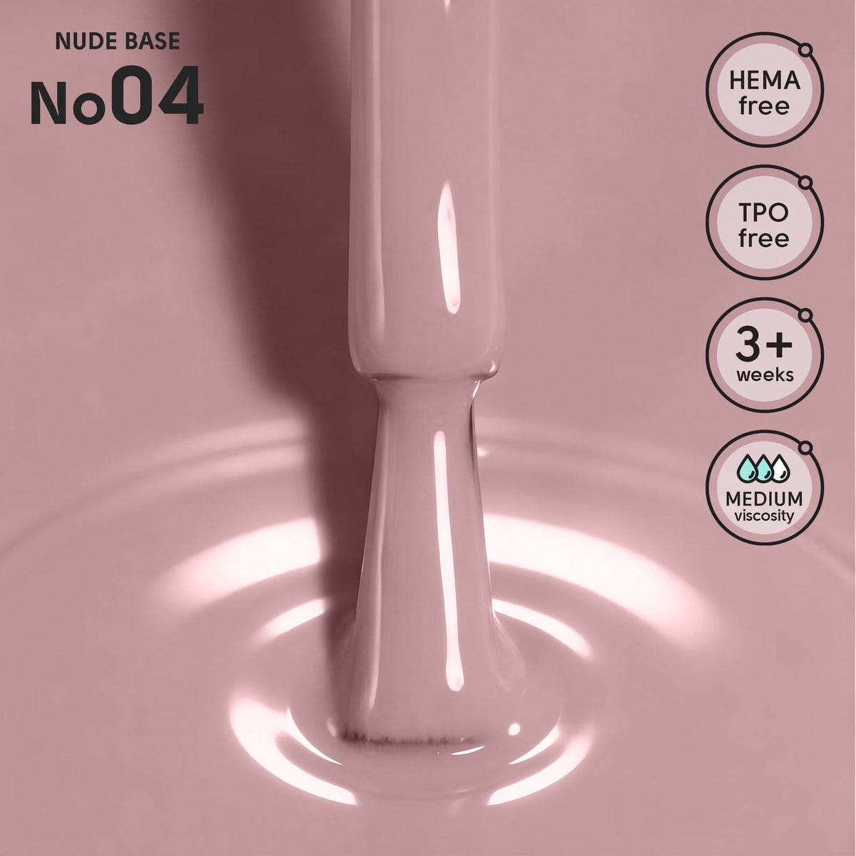 Shelly Nude base 04, 12ml