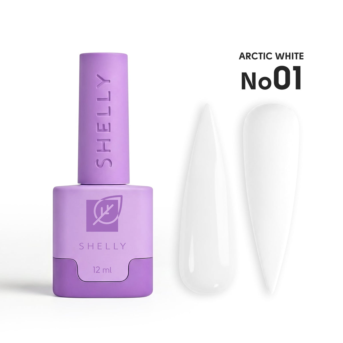 Shelly Gel polish 01 Arctic White 12 мл