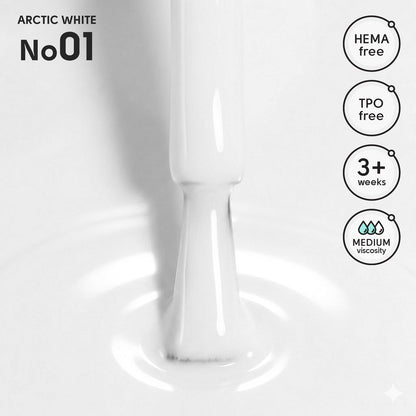 Shelly Gel polish 01 Arctic White 12 мл