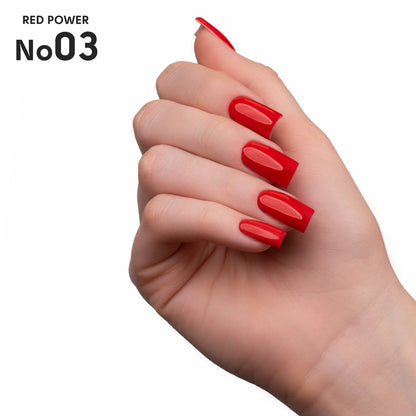 Shelly Gel polish 03 Red Power , 12ml