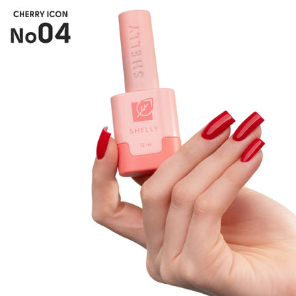 Shelly Gel polish 04 Cherry Icon, 12ml